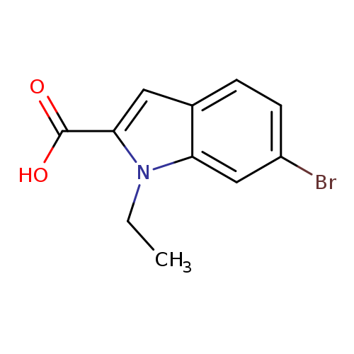 1H-Indole-2-carboxylic acid, 6-bromo-1-ethyl-