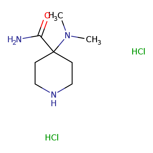 4-(dimethylamino)piperidine-4-carboxamide dihydrochloride