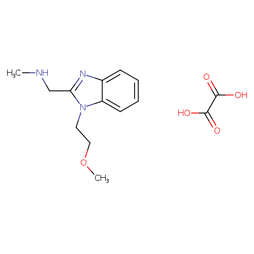 oxalic acid; {[1-(2-methoxyethyl)-1H-1,3-benzodiazol-2-yl]methyl}(methyl)amine