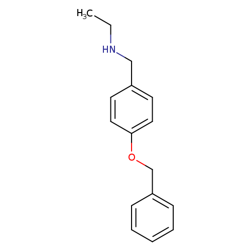 {[4-(benzyloxy)phenyl]methyl}(ethyl)amine