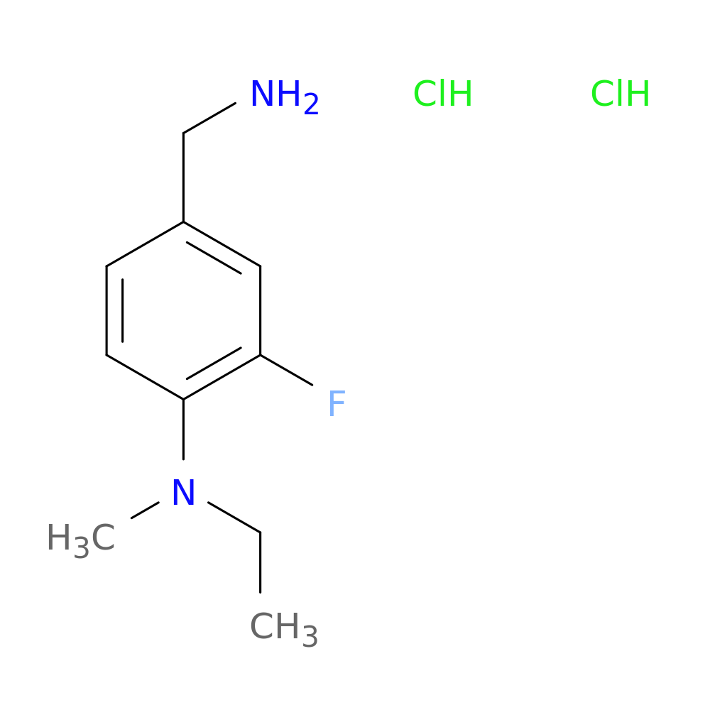 4-(aminomethyl)-N-ethyl-2-fluoro-N-methylaniline dihydrochloride