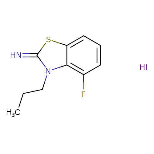 4-fluoro-3-propyl-2,3-dihydro-1,3-benzothiazol-2-imine hydroiodide