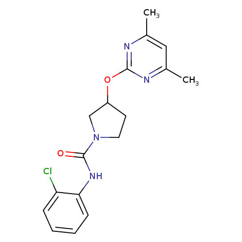 N-(2-chlorophenyl)-3-[(4,6-dimethylpyrimidin-2-yl)oxy]pyrrolidine-1-carboxamide