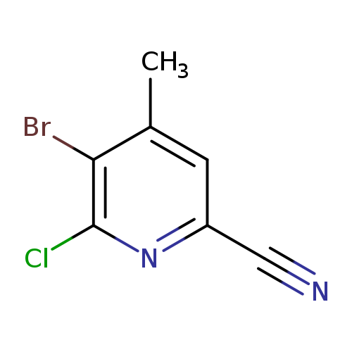 5-bromo-6-chloro-4-methylpyridine-2-carbonitrile