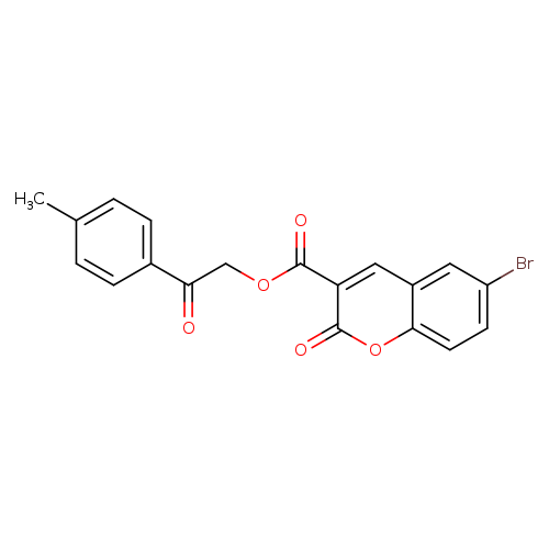 2-(4-methylphenyl)-2-oxoethyl 6-bromo-2-oxo-2H-chromene-3-carboxylate