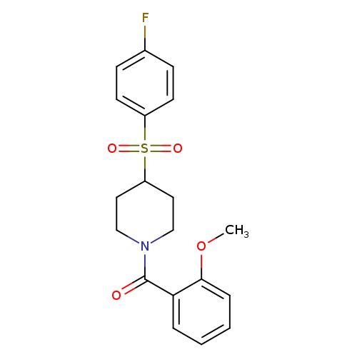4-(4-fluorobenzenesulfonyl)-1-(2-methoxybenzoyl)piperidine