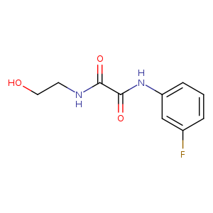 N'-(3-fluorophenyl)-N-(2-hydroxyethyl)ethanediamide