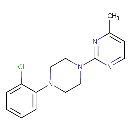 2-[4-(2-chlorophenyl)piperazin-1-yl]-4-methylpyrimidine