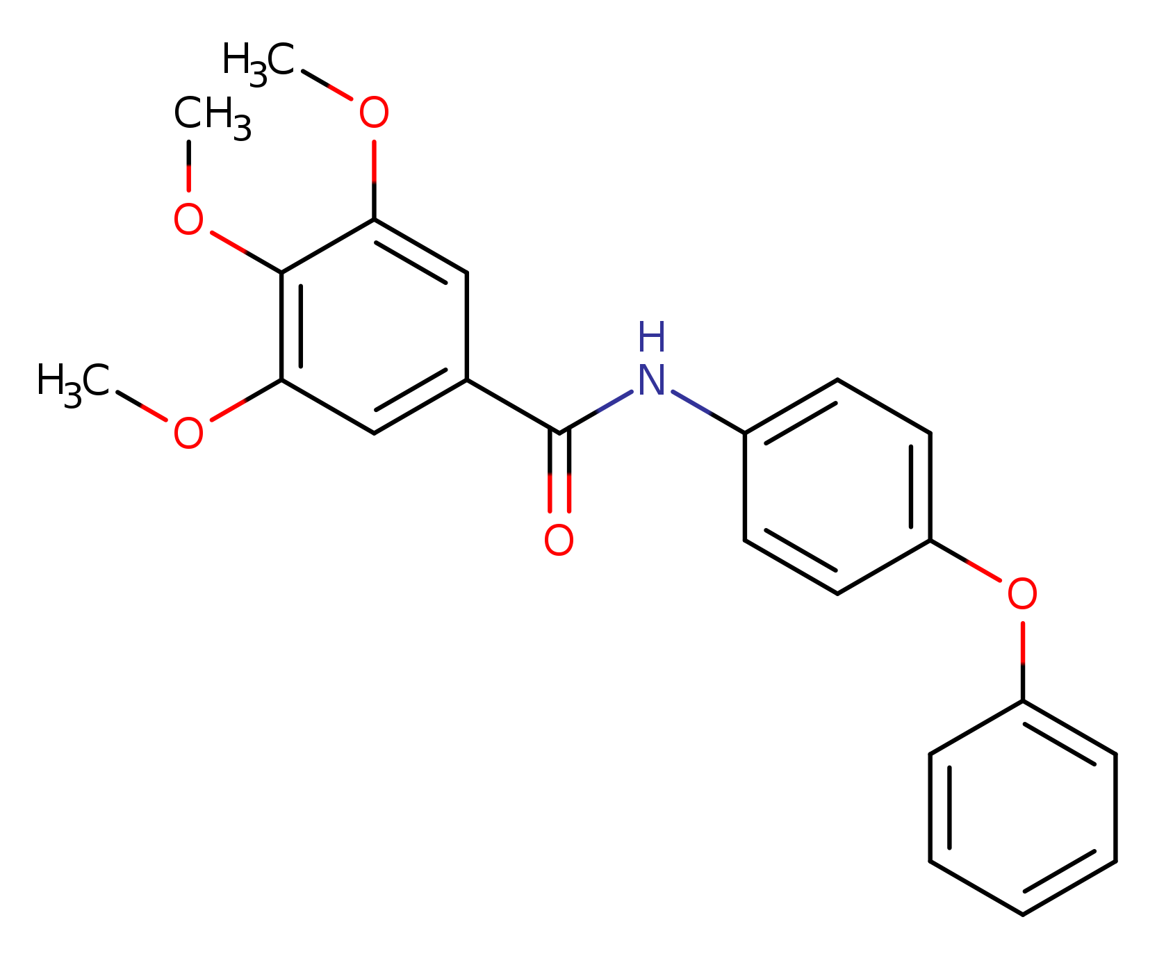 Benzamide, 3,4,5-trimethoxy-N-(4-phenoxyphenyl)-