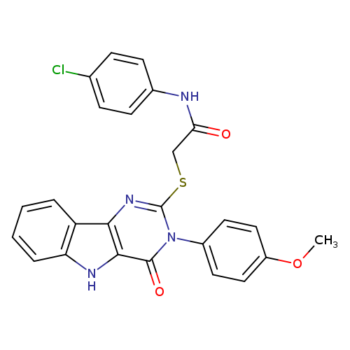 N-(4-chlorophenyl)-2-{[3-(4-methoxyphenyl)-4-oxo-3H,4H,5H-pyrimido[5,4-b]indol-2-yl]sulfanyl}acetamide