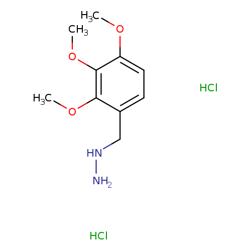[(2,3,4-Trimethoxyphenyl)methyl]hydrazine dihydrochloride