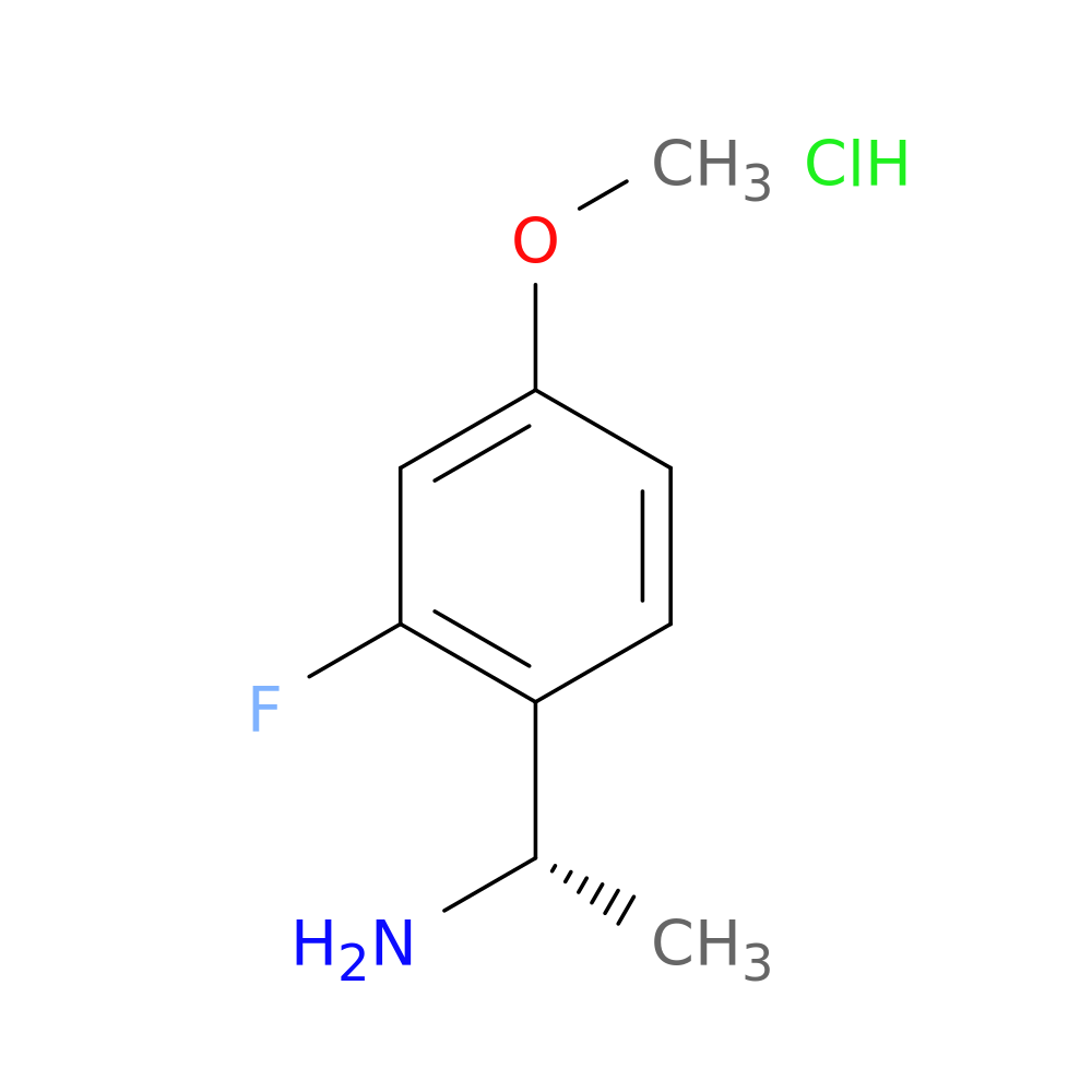(S)-1-(2-Fluoro-4-methoxyphenyl)ethanamine hydrochloride