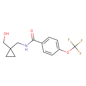 N-{[1-(hydroxymethyl)cyclopropyl]methyl}-4-(trifluoromethoxy)benzamide