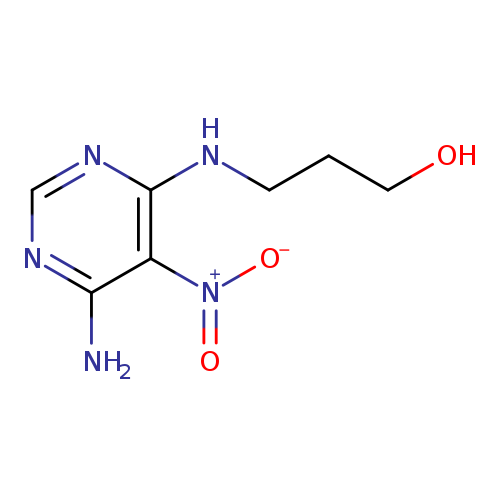 3-(6-Amino-5-nitro-pyrimidin-4-ylamino)-propan-1-ol