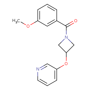 3-{[1-(3-methoxybenzoyl)azetidin-3-yl]oxy}pyridine