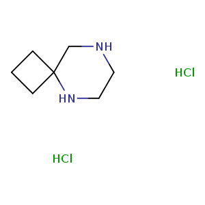 5,8-Diazaspiro[3.5]nonane, hydrochloride (1:2)