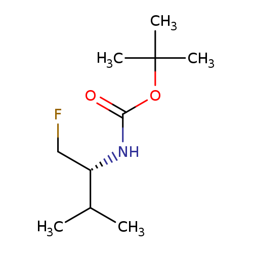N-Boc-1-fluoro-3-methyl-2-butylamine