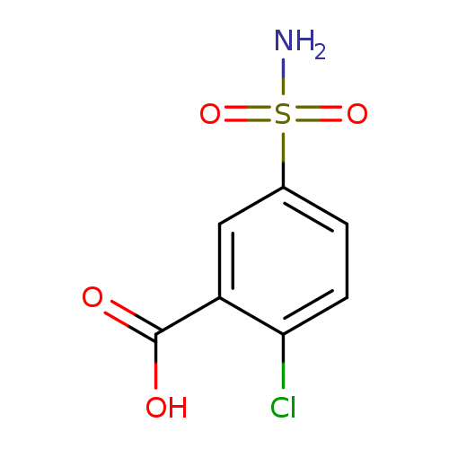 Benzoic acid, 5-(aminosulfonyl)-2-chloro-
