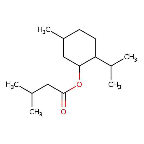 Butanoic acid, 3-methyl-, 5-methyl-2-(1-methylethyl)cyclohexyl ester