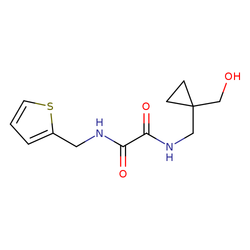 N-{[1-(hydroxymethyl)cyclopropyl]methyl}-N'-[(thiophen-2-yl)methyl]ethanediamide
