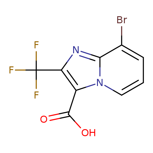 8-Bromo-2-(trifluoromethyl)imidazo[1,2-a]pyridine-3-carboxylicacid
