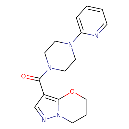 1-{5H,6H,7H-pyrazolo[3,2-b][1,3]oxazine-3-carbonyl}-4-(pyridin-2-yl)piperazine