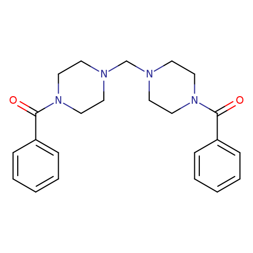 1-Benzoyl-4-[(4-benzoylpiperazin-1-yl)methyl]piperazine