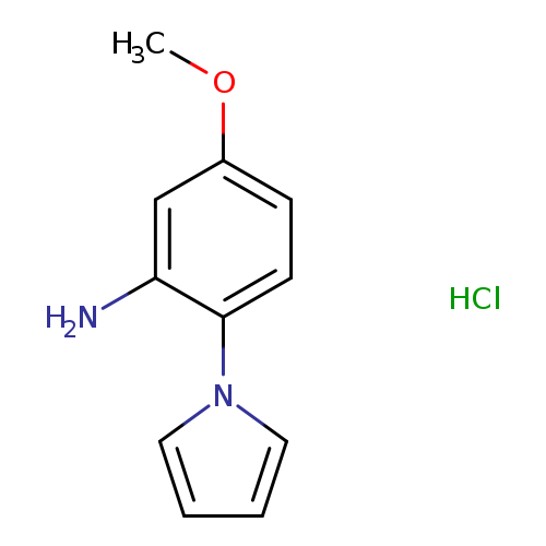 5-methoxy-2-(1H-pyrrol-1-yl)aniline hydrochloride