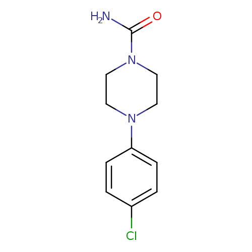 4-(4-chlorophenyl)piperazine-1-carboxamide