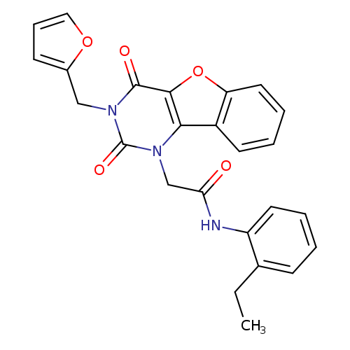 N-(2-ethylphenyl)-2-{5-[(furan-2-yl)methyl]-4,6-dioxo-8-oxa-3,5-diazatricyclo[7.4.0.0^{2,7}]trideca-1(9),2(7),10,12-tetraen-3-yl}acetamide