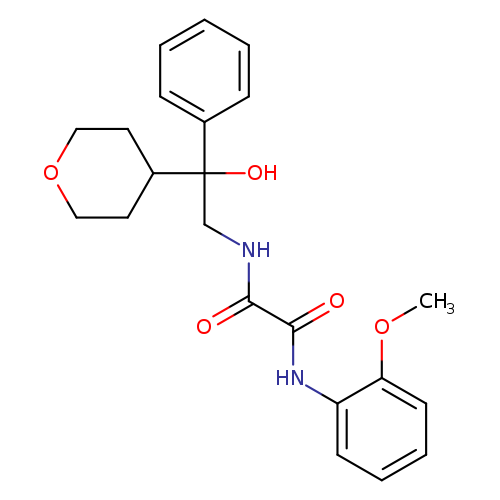 N'-[2-hydroxy-2-(oxan-4-yl)-2-phenylethyl]-N-(2-methoxyphenyl)ethanediamide