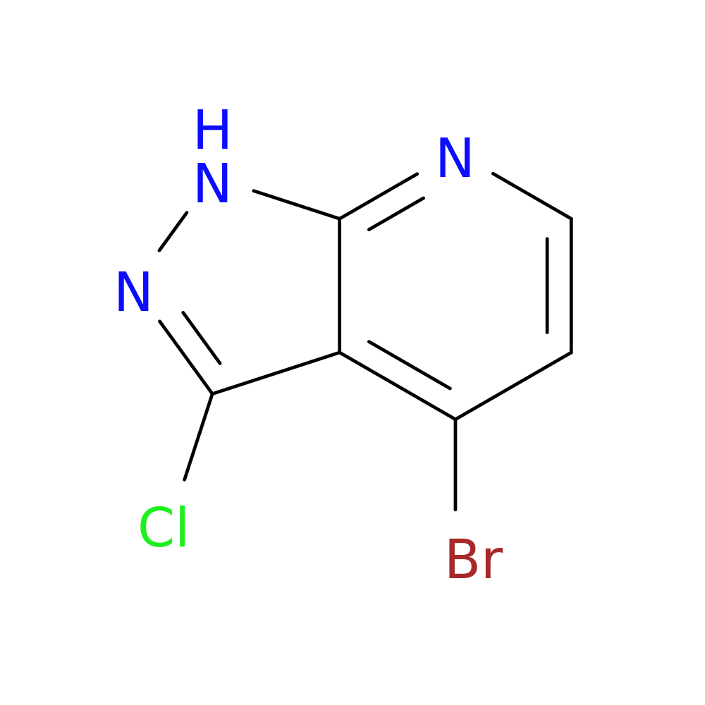 4-bromo-3-chloro-1H-pyrazolo[3,4-b]pyridine