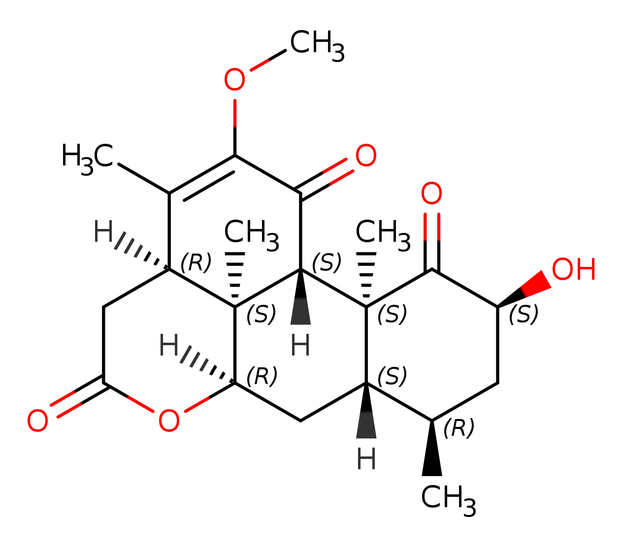 (2α)-2-Hydroxy-12-methoxypicras-12-ene-1,11,16-trione