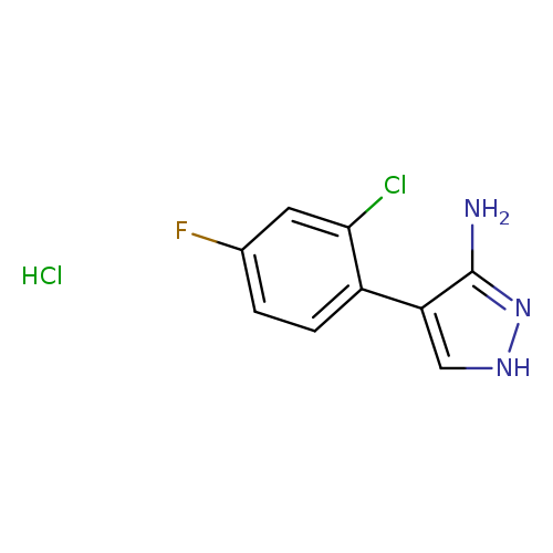4-(2-Chloro-4-fluorophenyl)-1h-pyrazol-5-amine, HCl