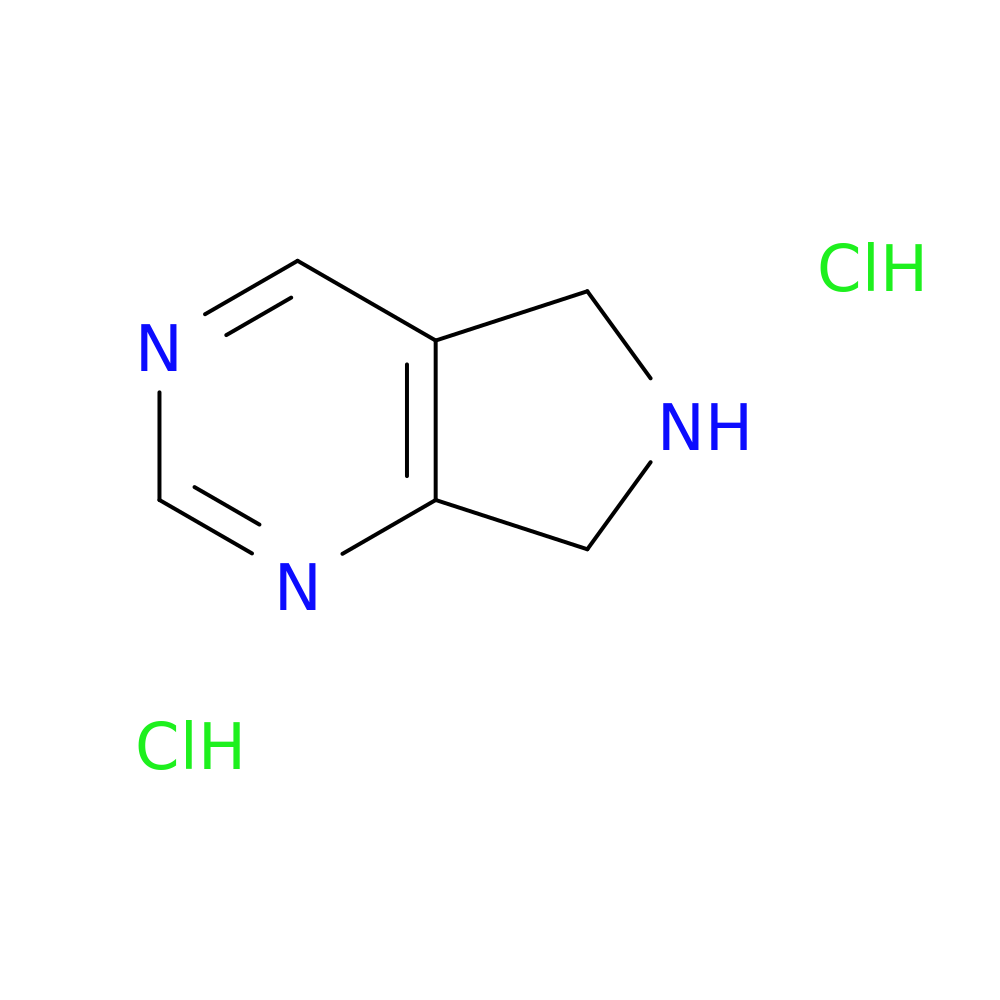 6,7-Dihydro-5H-Pyrrolo[3,4-D]Pyrimidine Dihydrochloride