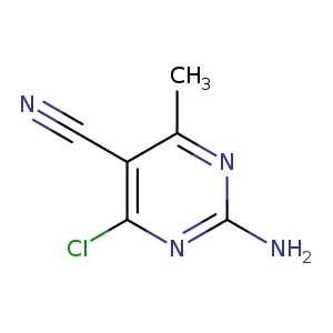 2-amino-4-chloro-6-methylpyrimidine-5-carbonitrile