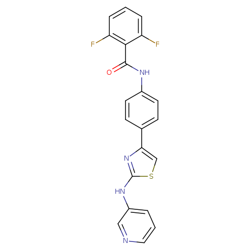 2,6-difluoro-N-(4-{2-[(pyridin-3-yl)amino]-1,3-thiazol-4-yl}phenyl)benzamide