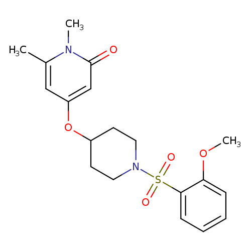 4-{[1-(2-methoxybenzenesulfonyl)piperidin-4-yl]oxy}-1,6-dimethyl-1,2-dihydropyridin-2-one