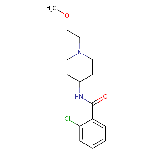 2-chloro-N-[1-(2-methoxyethyl)piperidin-4-yl]benzamide