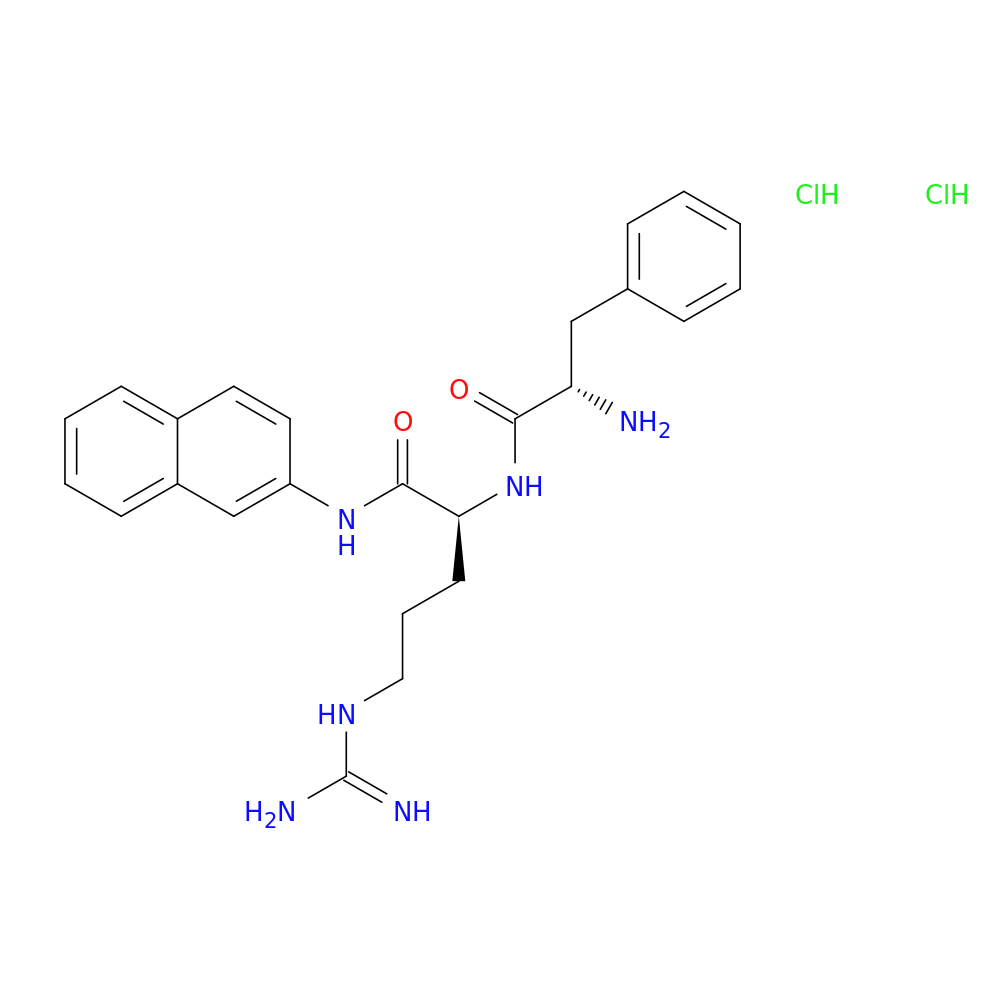 (S)-2-((S)-2-Amino-3-phenylpropanamido)-5-guanidino-N-(naphthalen-2-yl)pentanamide dihydrochloride