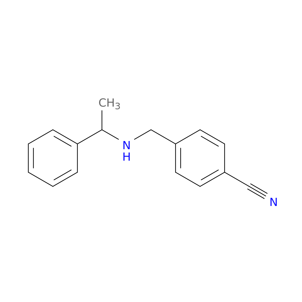 4-[(1-Phenyl-ethylamino)-methyl]-benzonitrile HCl