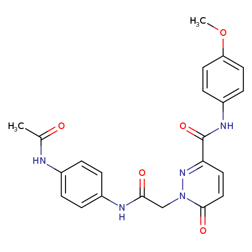 1-{[(4-acetamidophenyl)carbamoyl]methyl}-N-(4-methoxyphenyl)-6-oxo-1,6-dihydropyridazine-3-carboxamide