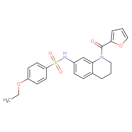 4-ethoxy-N-[1-(furan-2-carbonyl)-1,2,3,4-tetrahydroquinolin-7-yl]benzene-1-sulfonamide