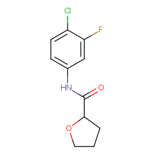 N-(4-chloro-3-fluorophenyl)oxolane-2-carboxamide