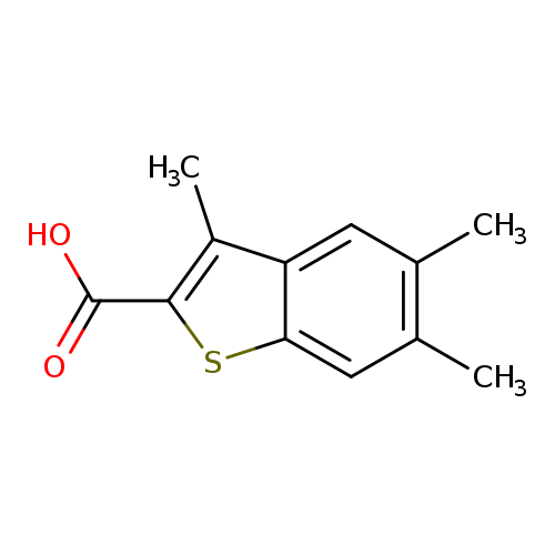 3,5,6-Trimethyl-1-benzothiophene-2-carboxylic acid