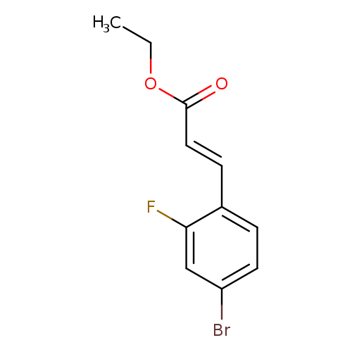 Ethyl (2E)-3-(4-bromo-2-fluorophenyl)prop-2-enoate
