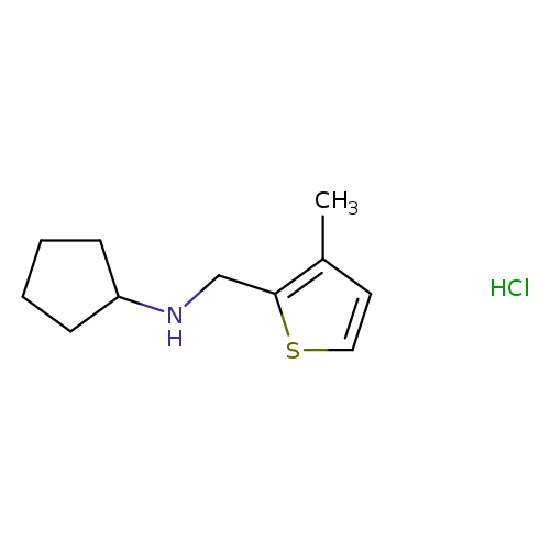 N-[(3-methyl-2-thienyl)methyl]cyclopentanamine hydrochloride