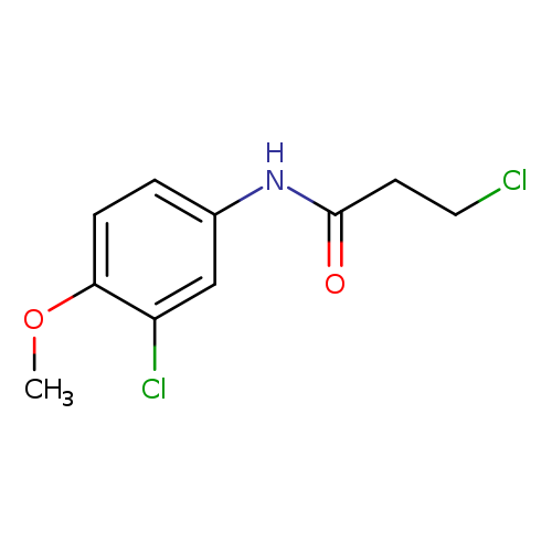 3-Chloro-n-(3-chloro-4-methoxyphenyl)propanamide