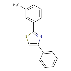 4-Phenyl-2-(m-tolyl)thiazole