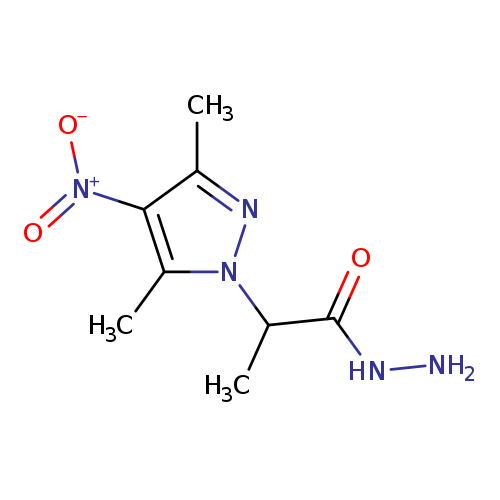 2-(3,5-Dimethyl-4-nitro-1H-pyrazol-1-yl)propanehydrazide